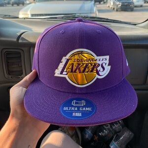 Purple Lakers SnapBack Cap